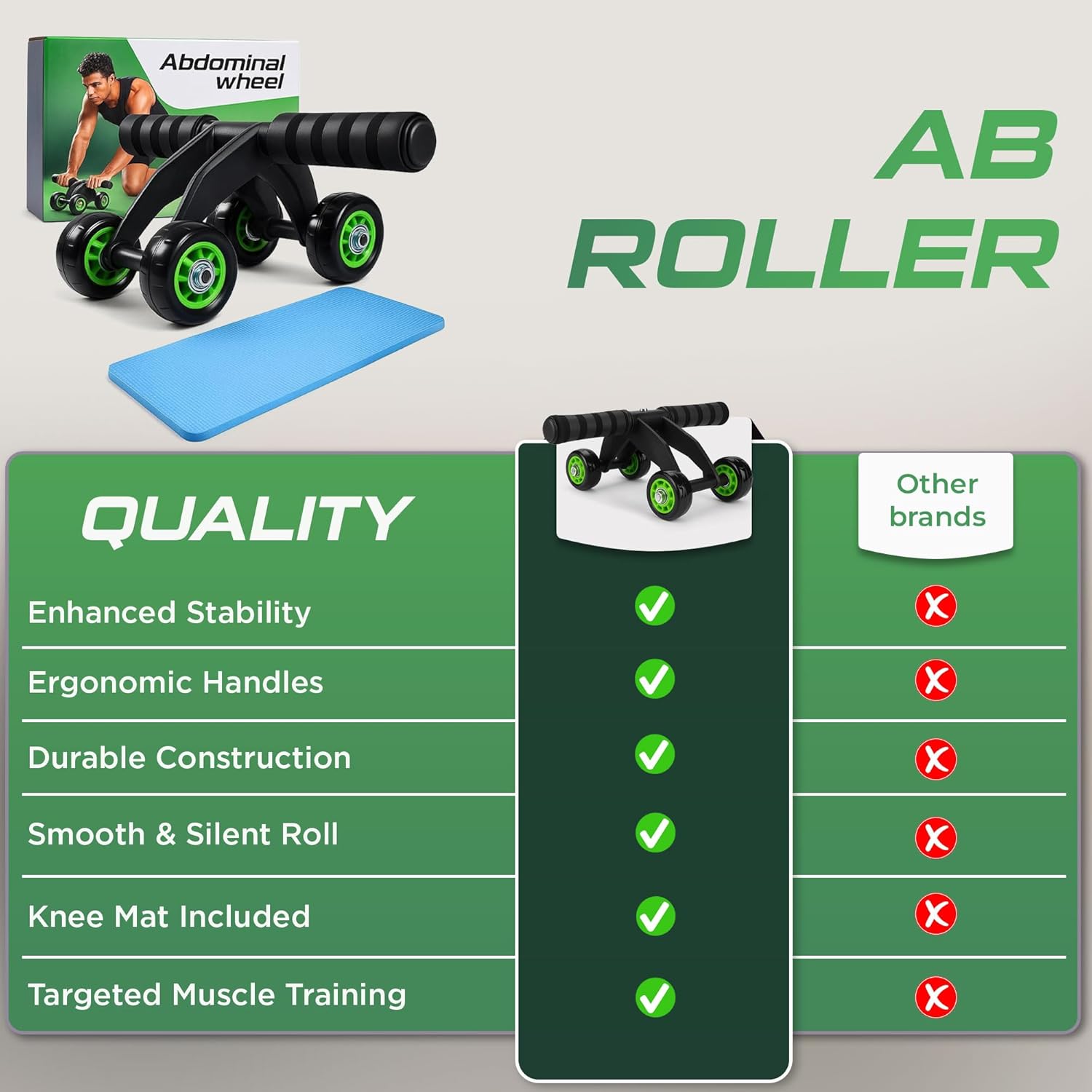 AB roller and Push up bar