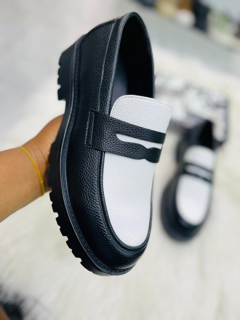 Men's Fashion Chunky Platform Penny Loafers