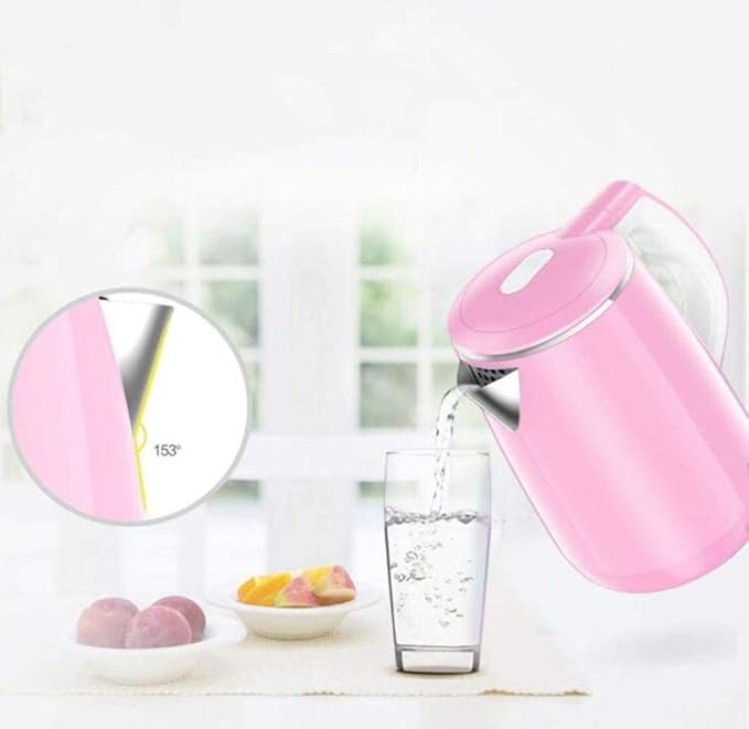 Electric Kettle Stainless Steel El ectric Kettle High Power Fast Heating,Pink
