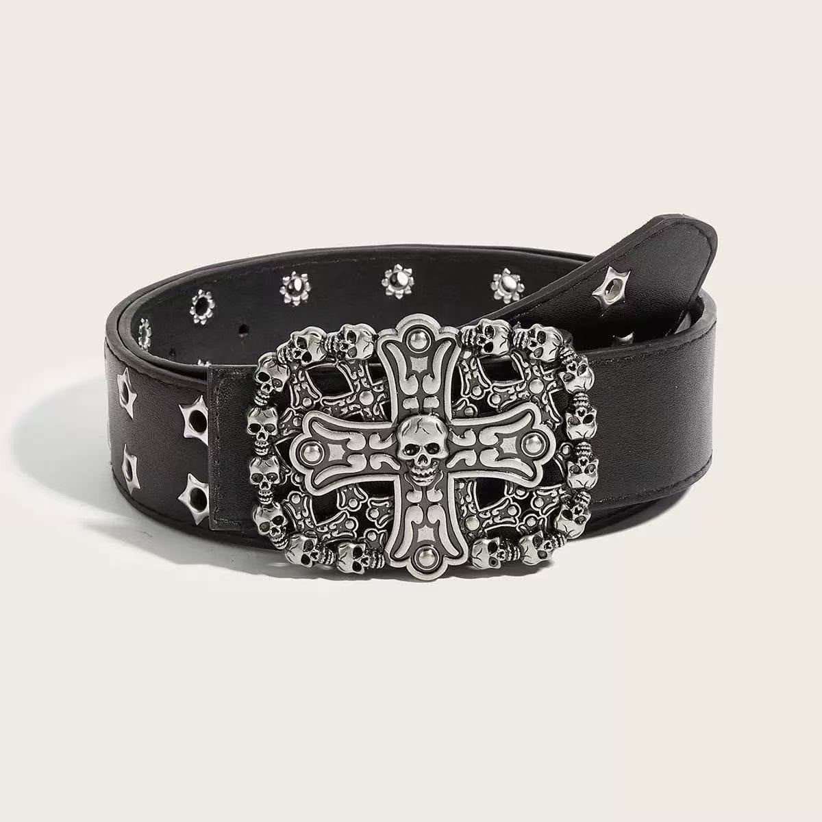 Chrome Hearts Leather Belt